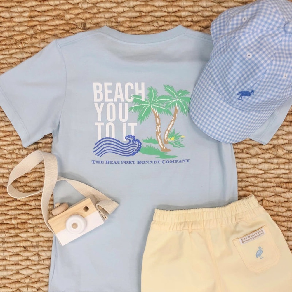 The Beaufort Bonnet Boys Light Blue Short Sleeve Shirt
